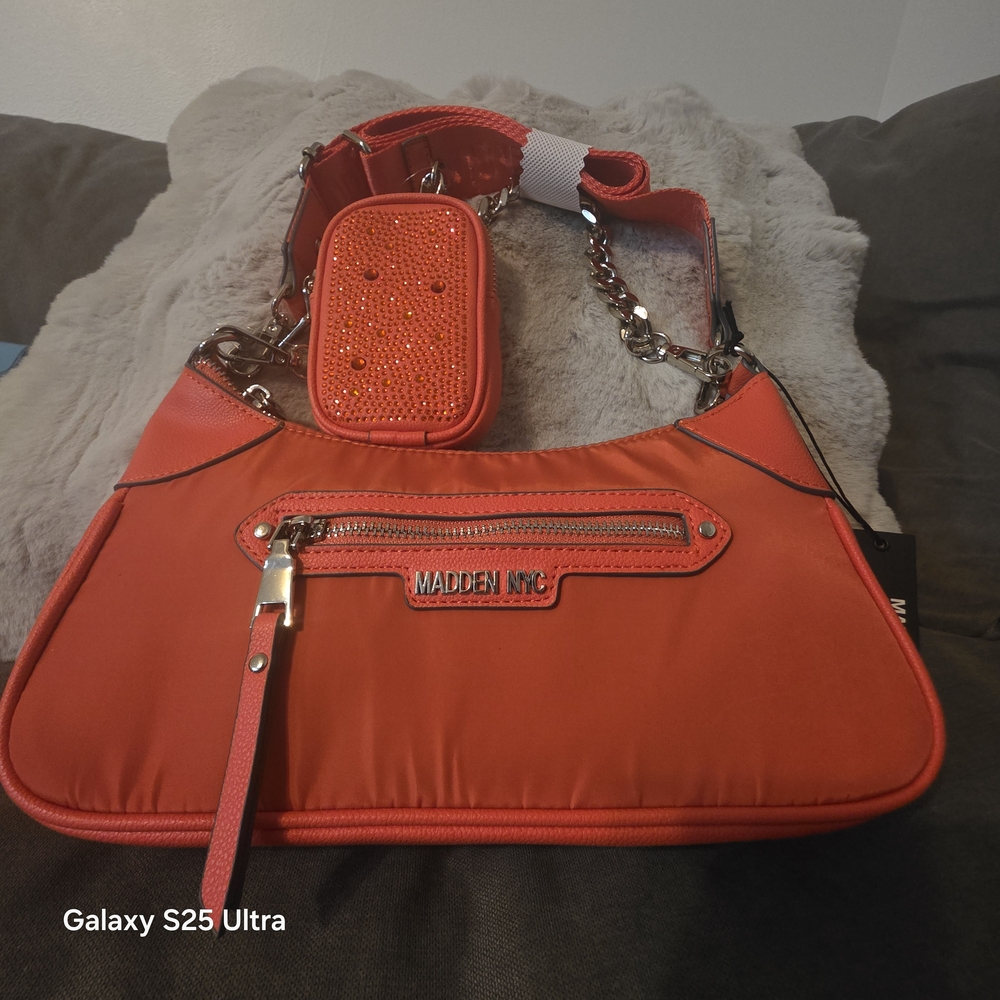 Madden NYC Orange Shoulder Bag